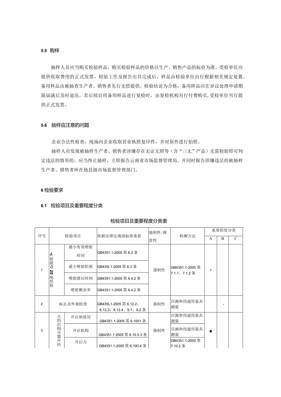 8.2024年云南省手提式干粉灭火器产品质量监督抽查实施细则.docx_第3页