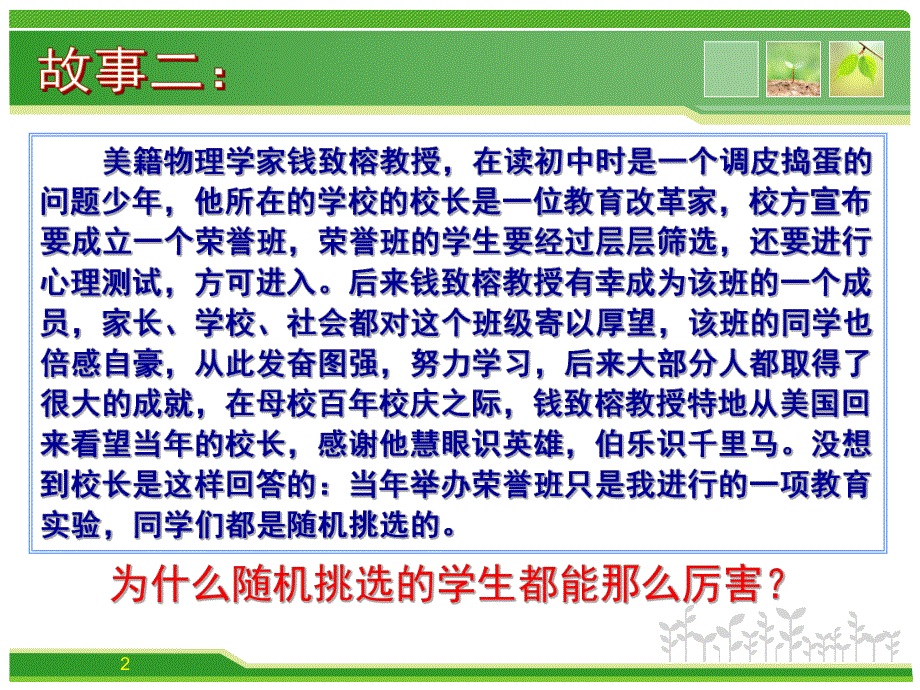 正能量：学会积极自我暗示.ppt_第2页