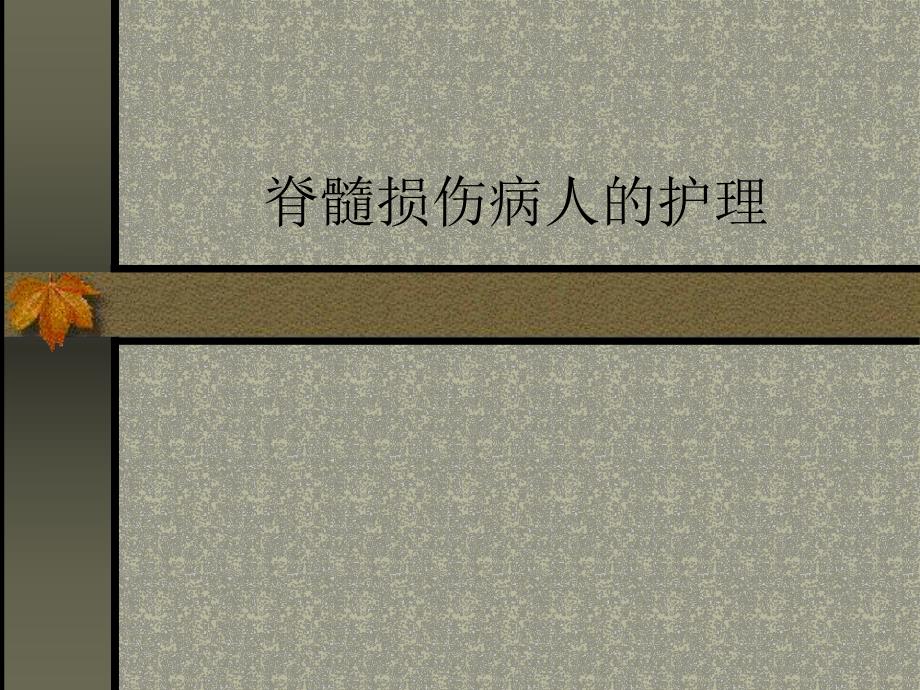 脊髓损伤病人的护理.ppt_第1页