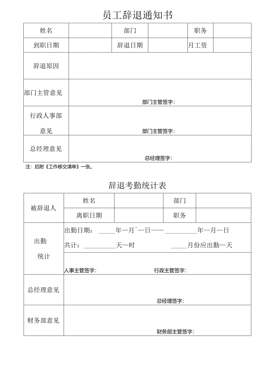 XX锻压机床厂员工辞退通知书（2024年）.docx_第1页