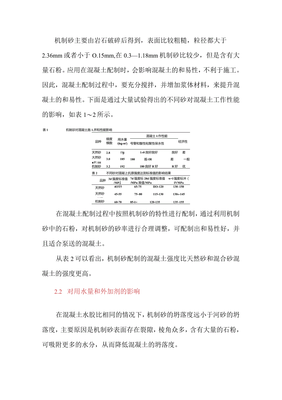 机制砂在混凝土中的应用技术研究.docx_第2页