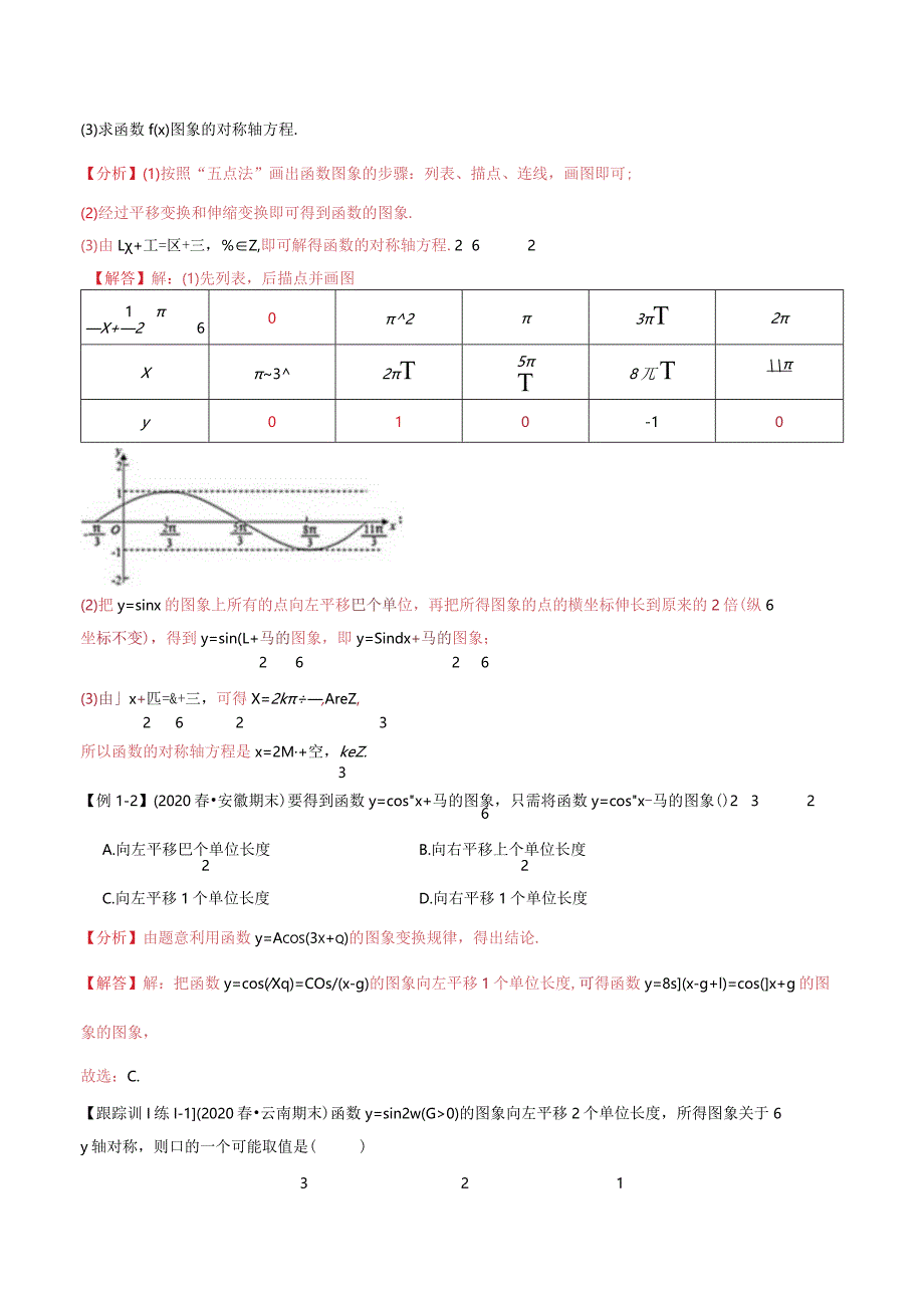 第23讲函数y＝Asin(ωx＋φ)的图象及应用（讲）（教师版）.docx_第3页