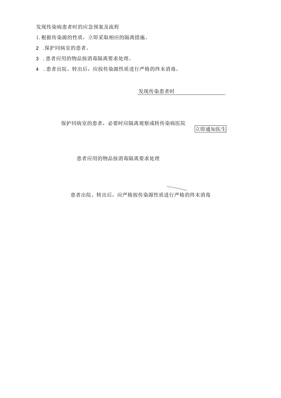 发现传染病患者时的应急预案及流程.docx_第1页