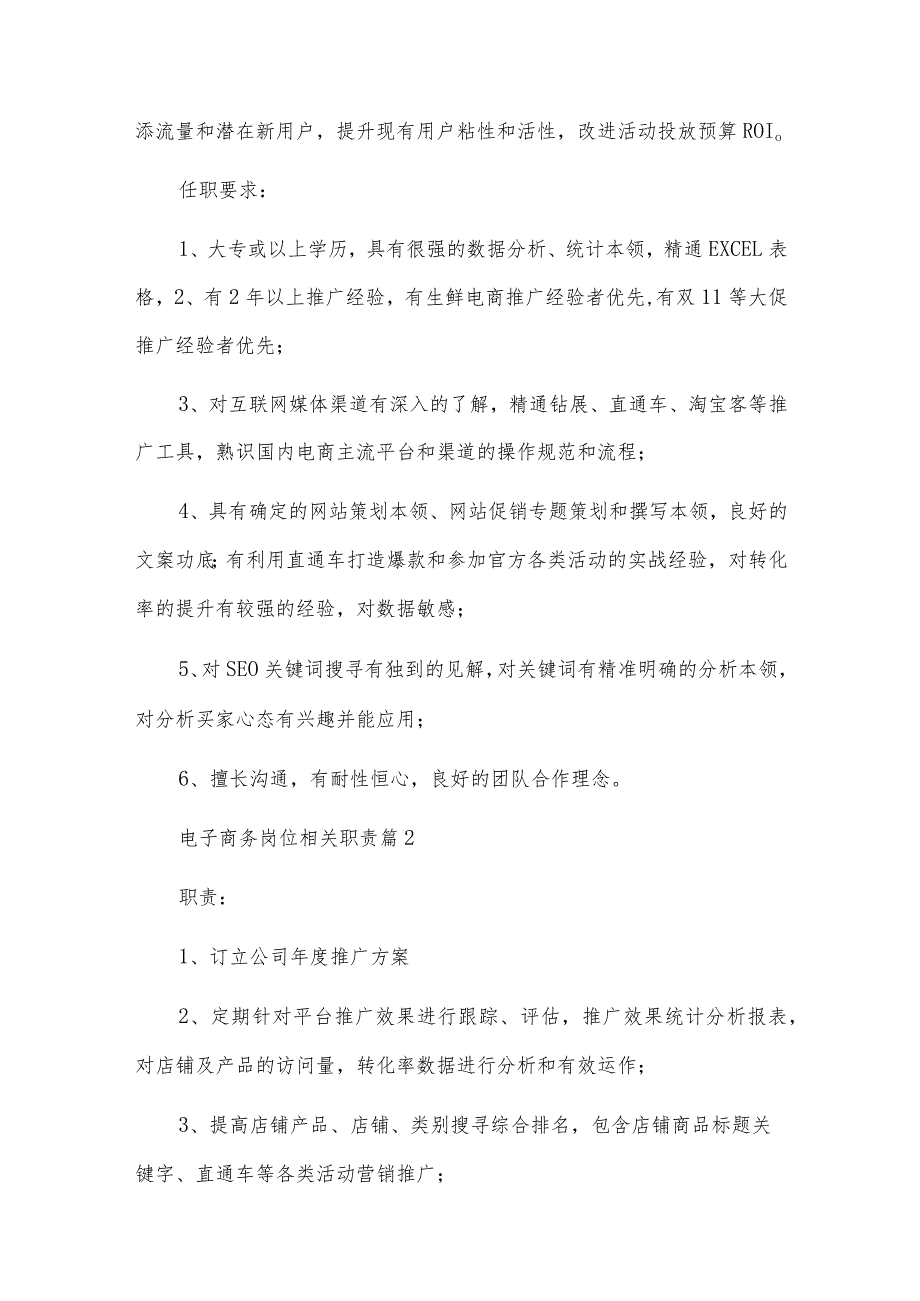 电子商务岗位相关职责.docx_第2页