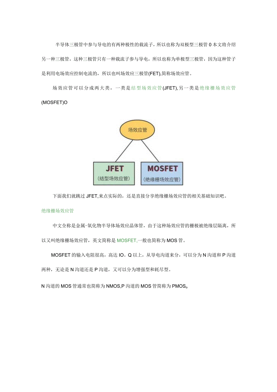 MOS场效应管基本知识.docx_第1页