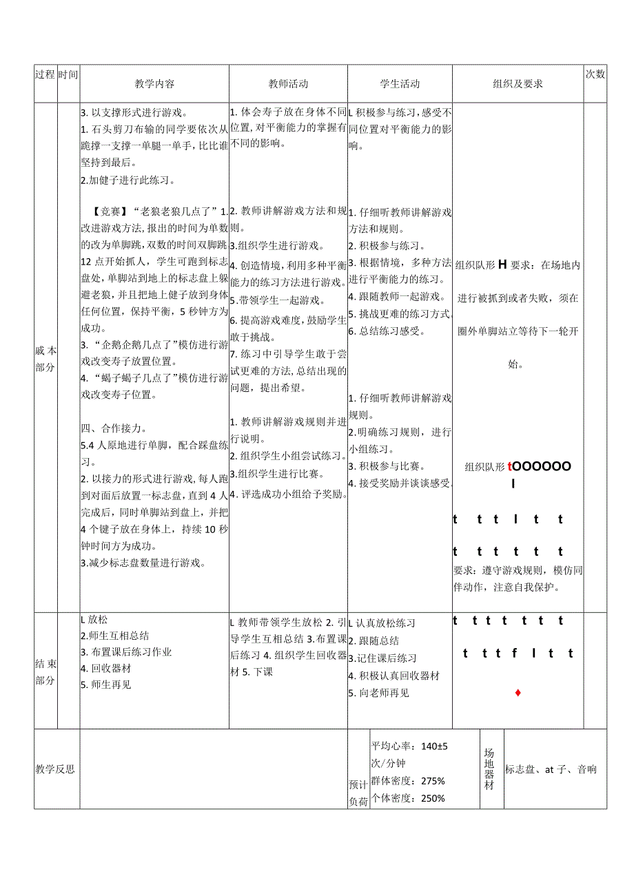 39水平三《发展平衡能力练习》教学设计.docx_第2页