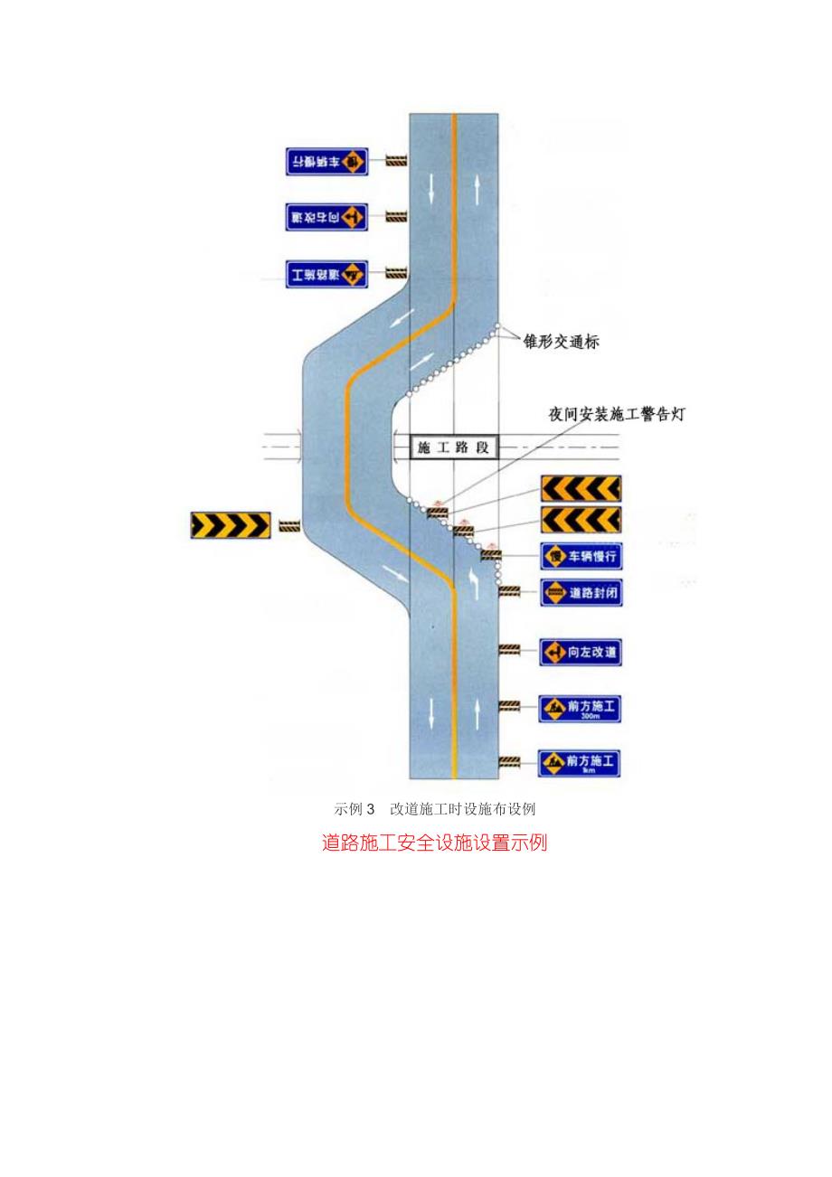 [道路交通标志]道路施工安全设施设置示例.doc_第3页