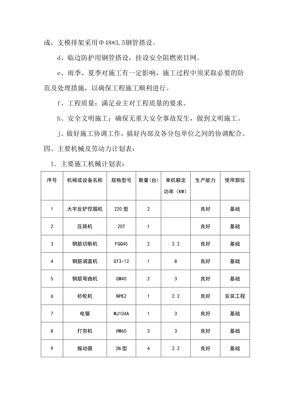 泥浆泵制造单元项目设备基础施工方案.doc_第3页