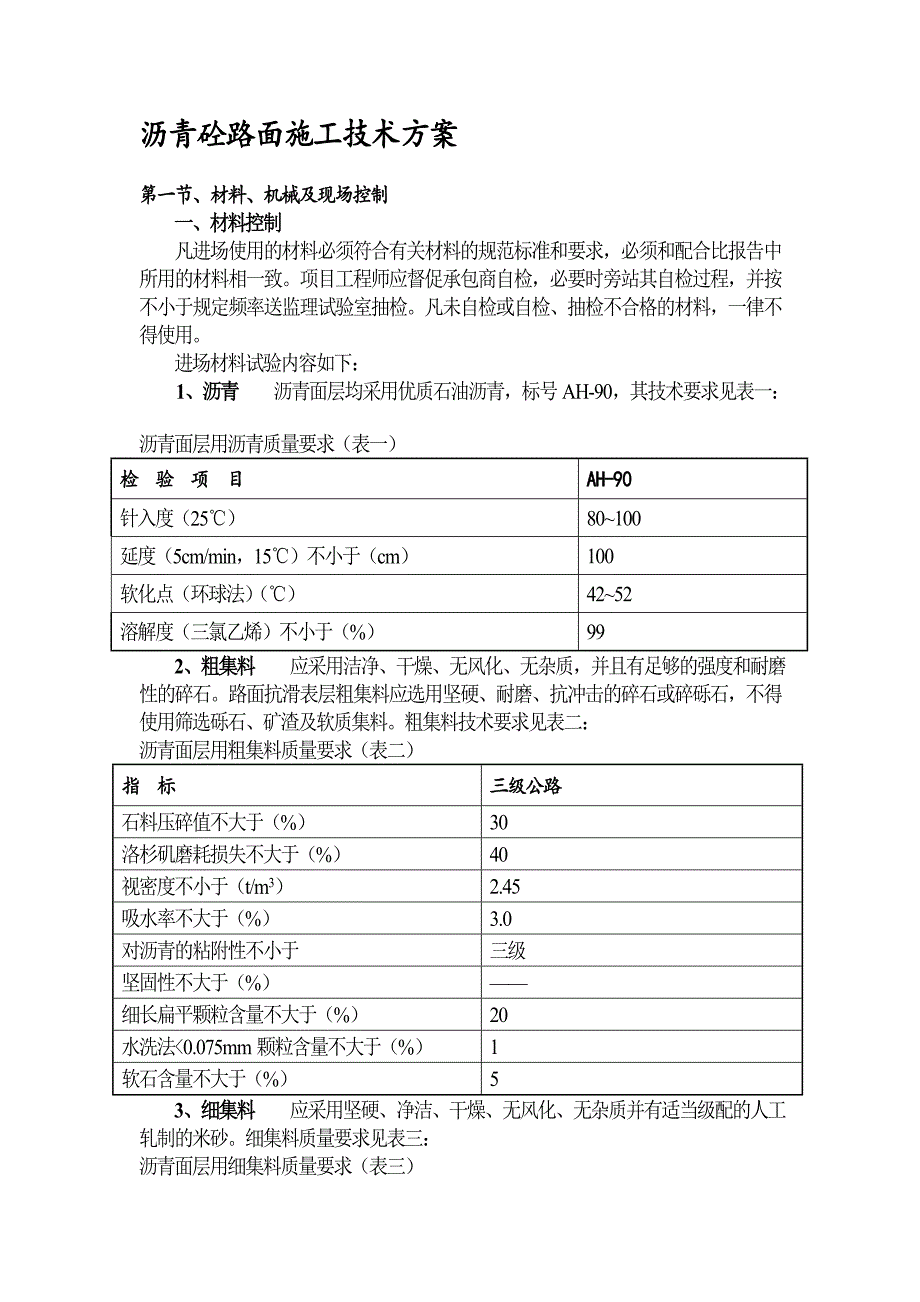 沥青砼路面施工技术方案.doc_第1页