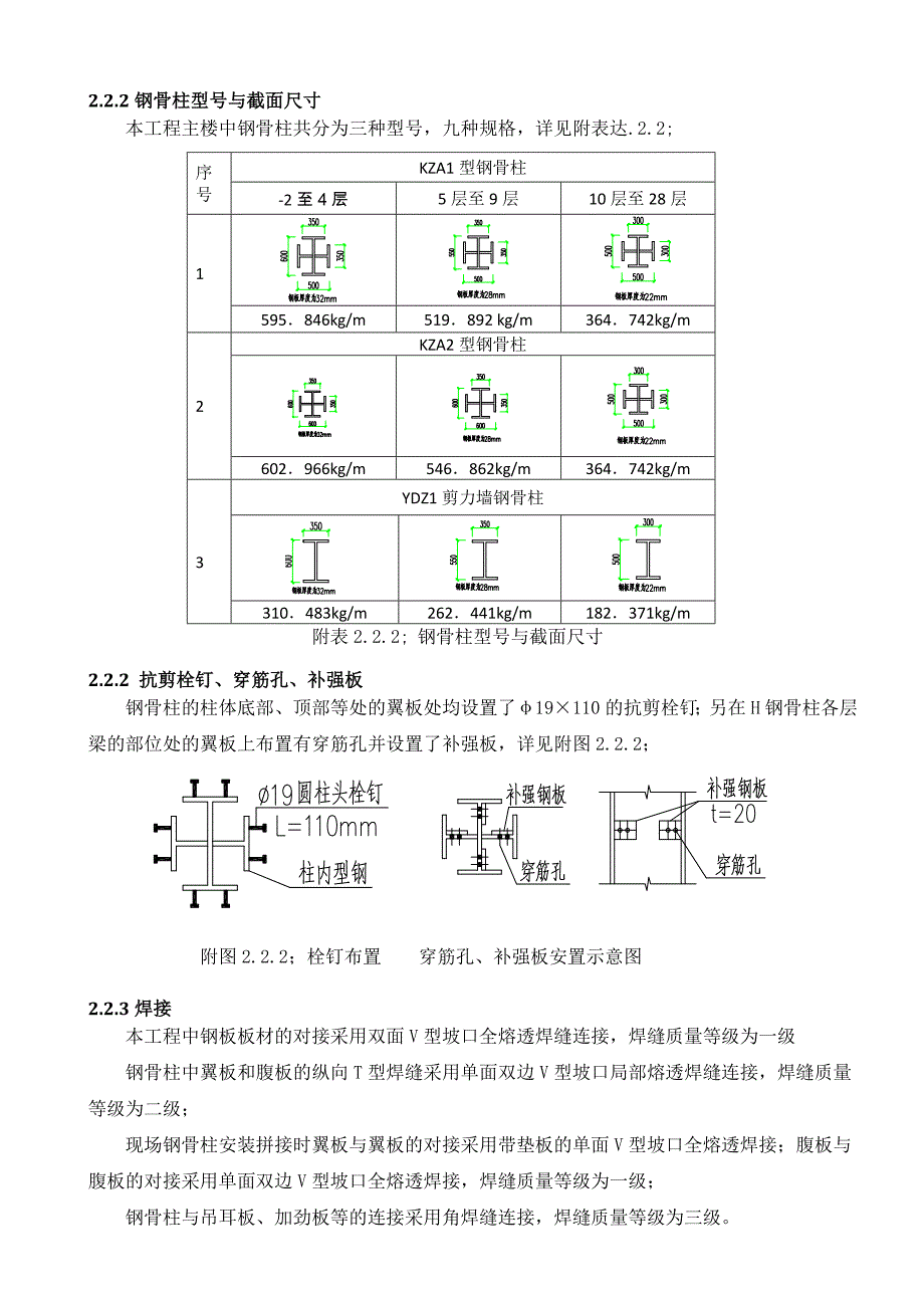 某高层框剪结构综合办公楼钢骨柱制作与安装工程施工方案(附示意图).doc_第3页