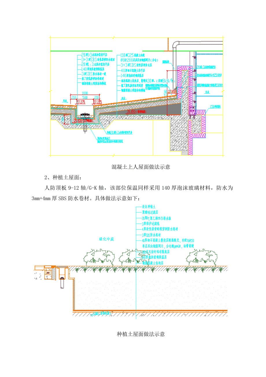 辽宁框架科技馆屋面工程施工方案(上人屋面,种植土屋面).doc_第3页