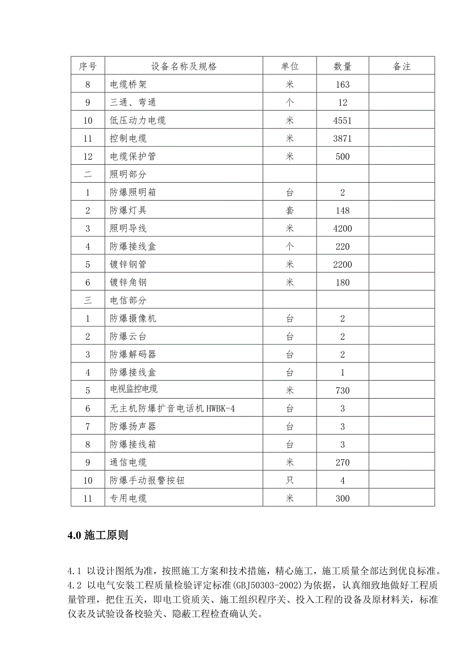 山东某石油化工项目电气施工方案.doc_第3页