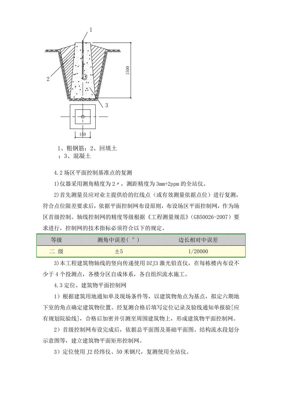 广东某住宅小区测量工程专项施工方案(附示意图).doc_第3页