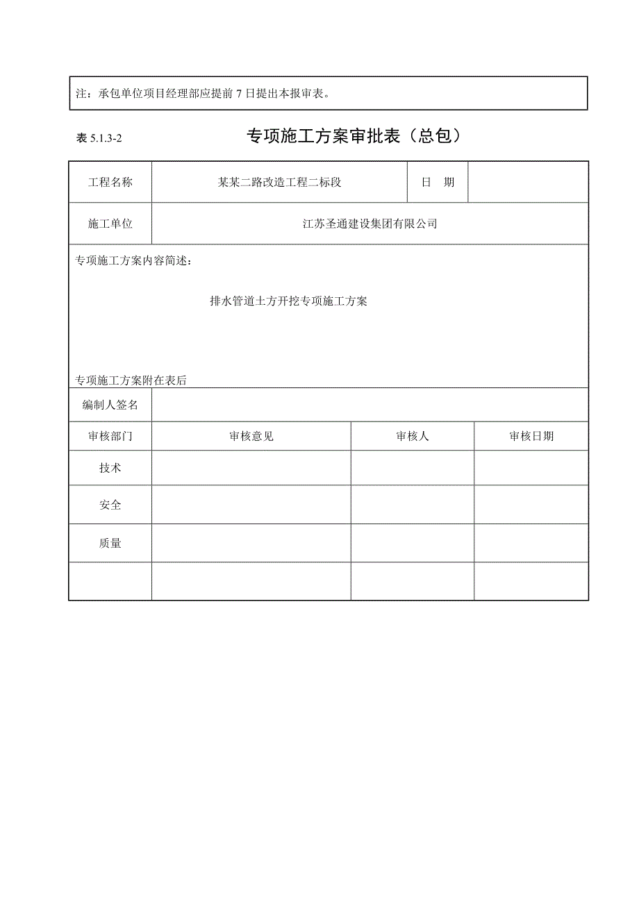 江苏某市政道路改造工程排水管道土方开挖专项施工方案.doc_第2页