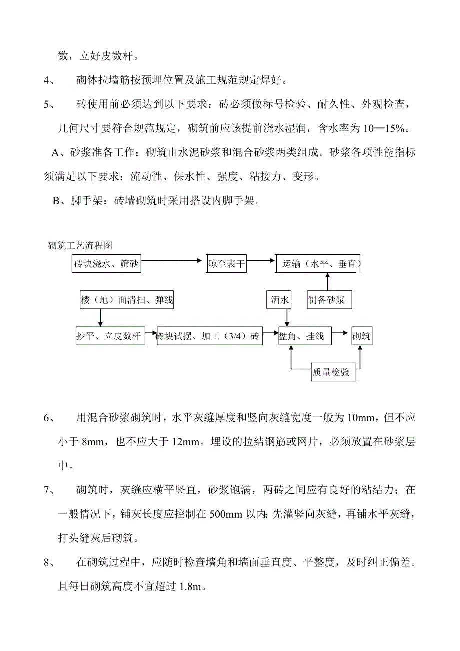 江苏某住宅小区砖砌体施工方案.doc_第3页