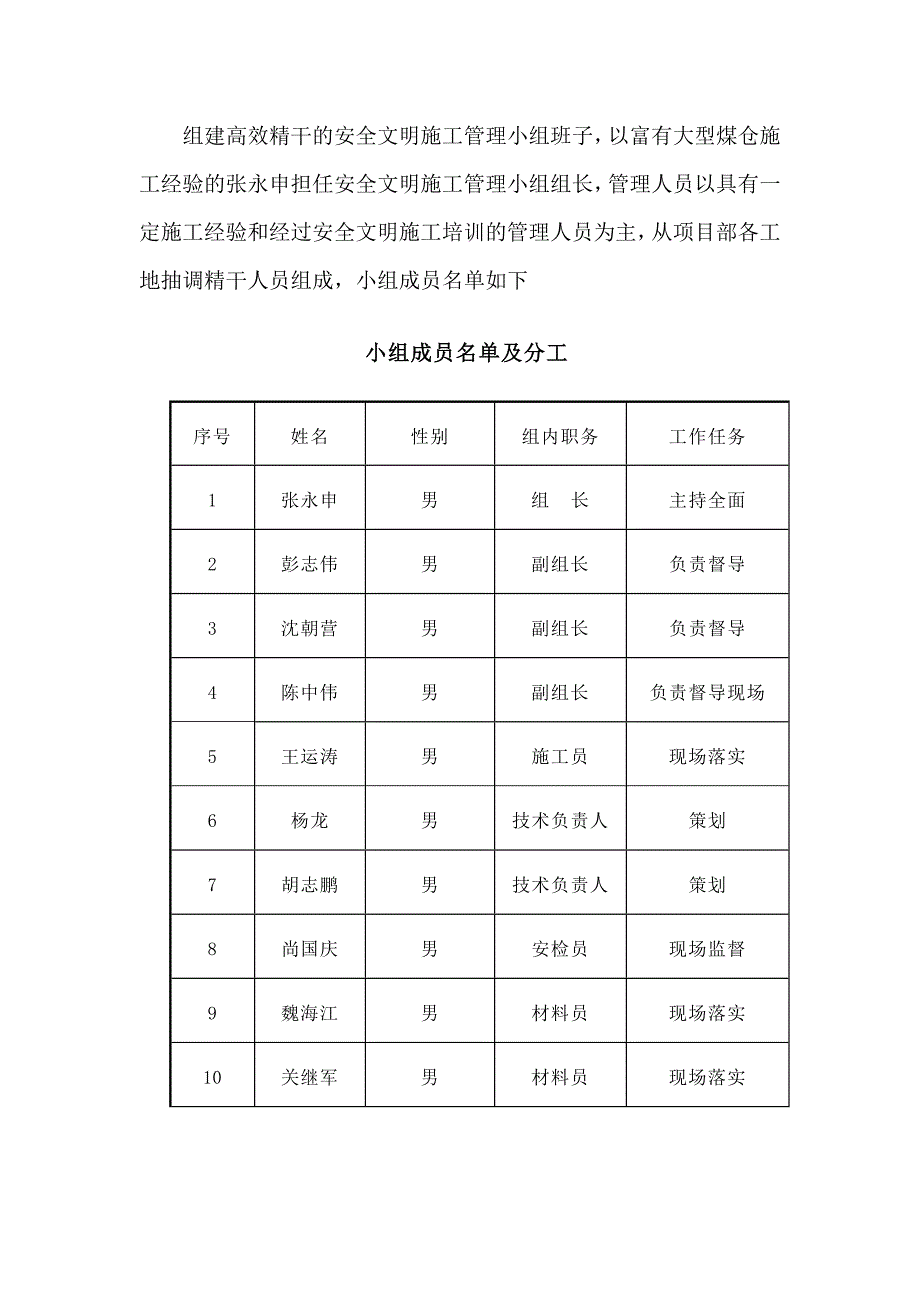 河南某矿区煤仓土建工程安全文明施工策划书.doc_第3页