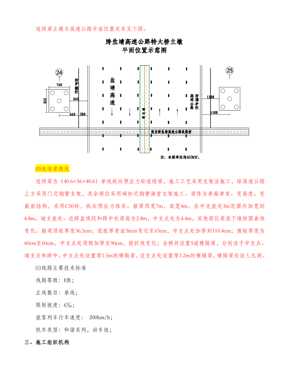 浙江某跨既有高速公路特大桥连续梁施工方案.doc_第2页