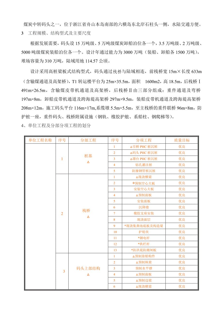 浙江某煤炭中转码头工程施工组织设计（附详图） .doc_第3页