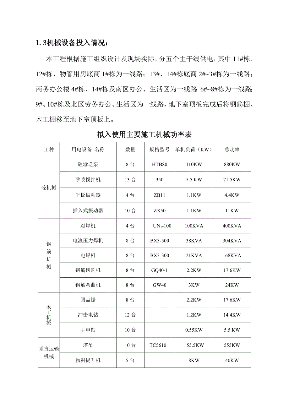 湖南某小区高层商住楼临时用电施工方案(附示意图).doc_第3页