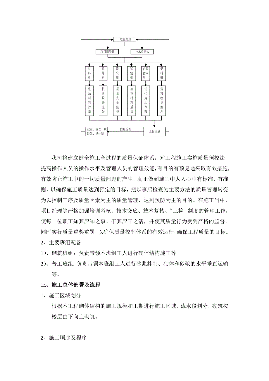 陕西某高层剪力墙结构住宅楼砌体工程施工方案(转墙砌筑).doc_第3页