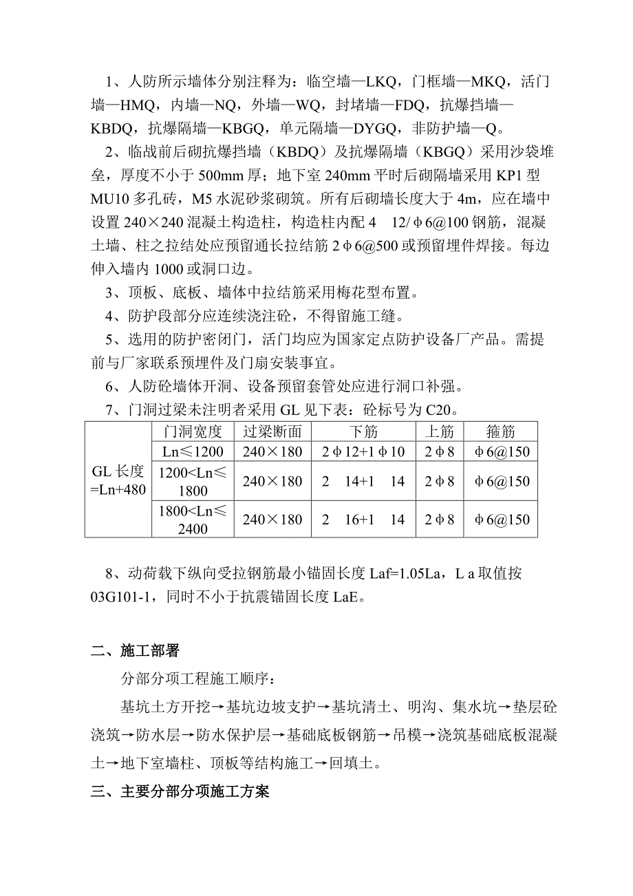 住宅楼地下室人防施工方案.doc_第3页