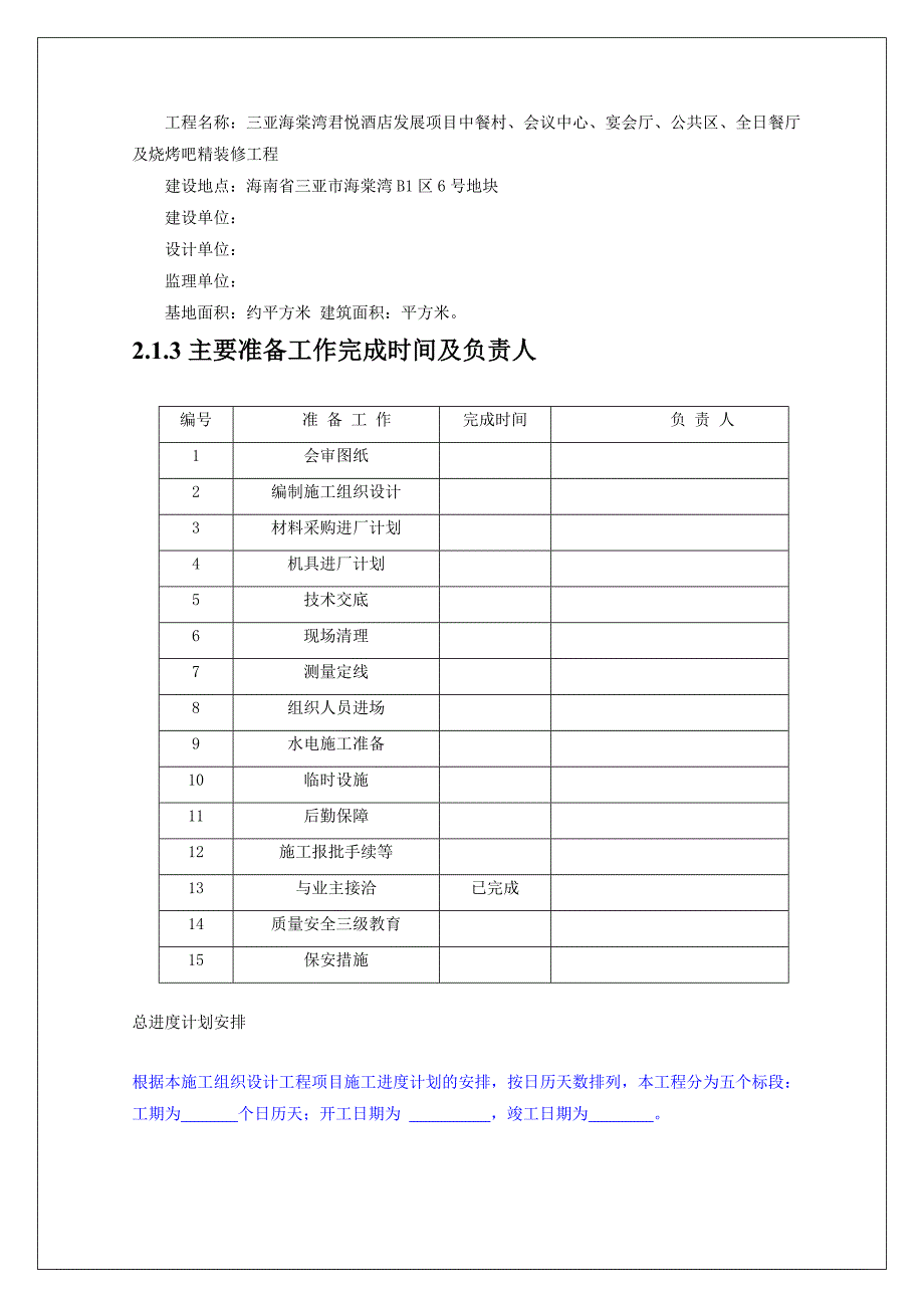 五星级酒店精装修工程施工方案#海南#合同工程.doc_第1页