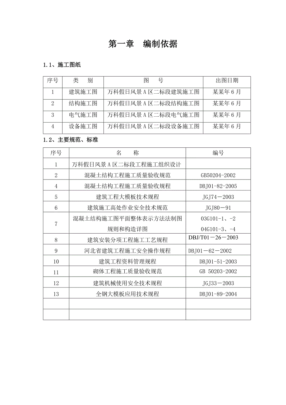 假日风景A区二标段工程模板施工方案.doc_第3页