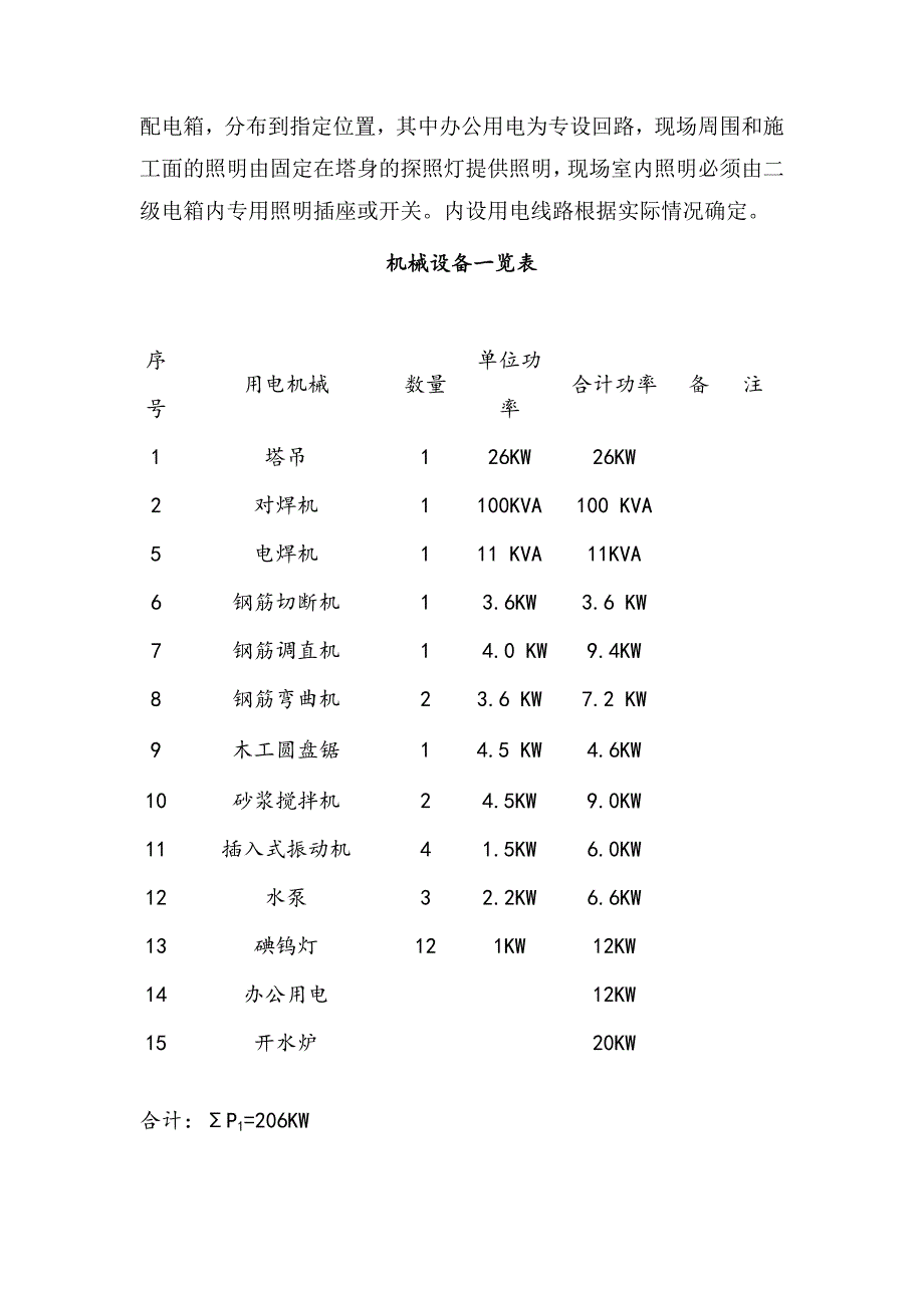 住宅楼施工用电方案.doc_第2页