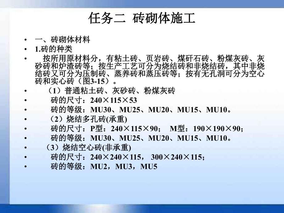 砖砌体施工技术讲义讲稿(附图).ppt_第1页