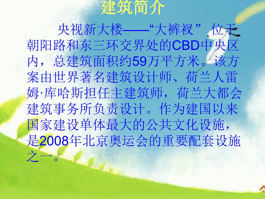 建筑结构选型案例分析CCTV新大楼.ppt_第2页