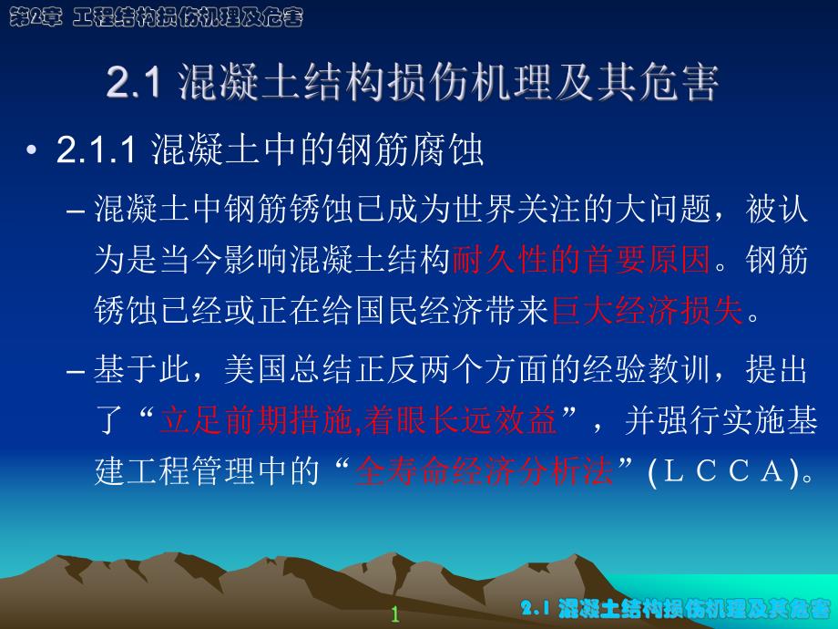 工程结构鉴定与加固2结构损伤机理.ppt_第1页