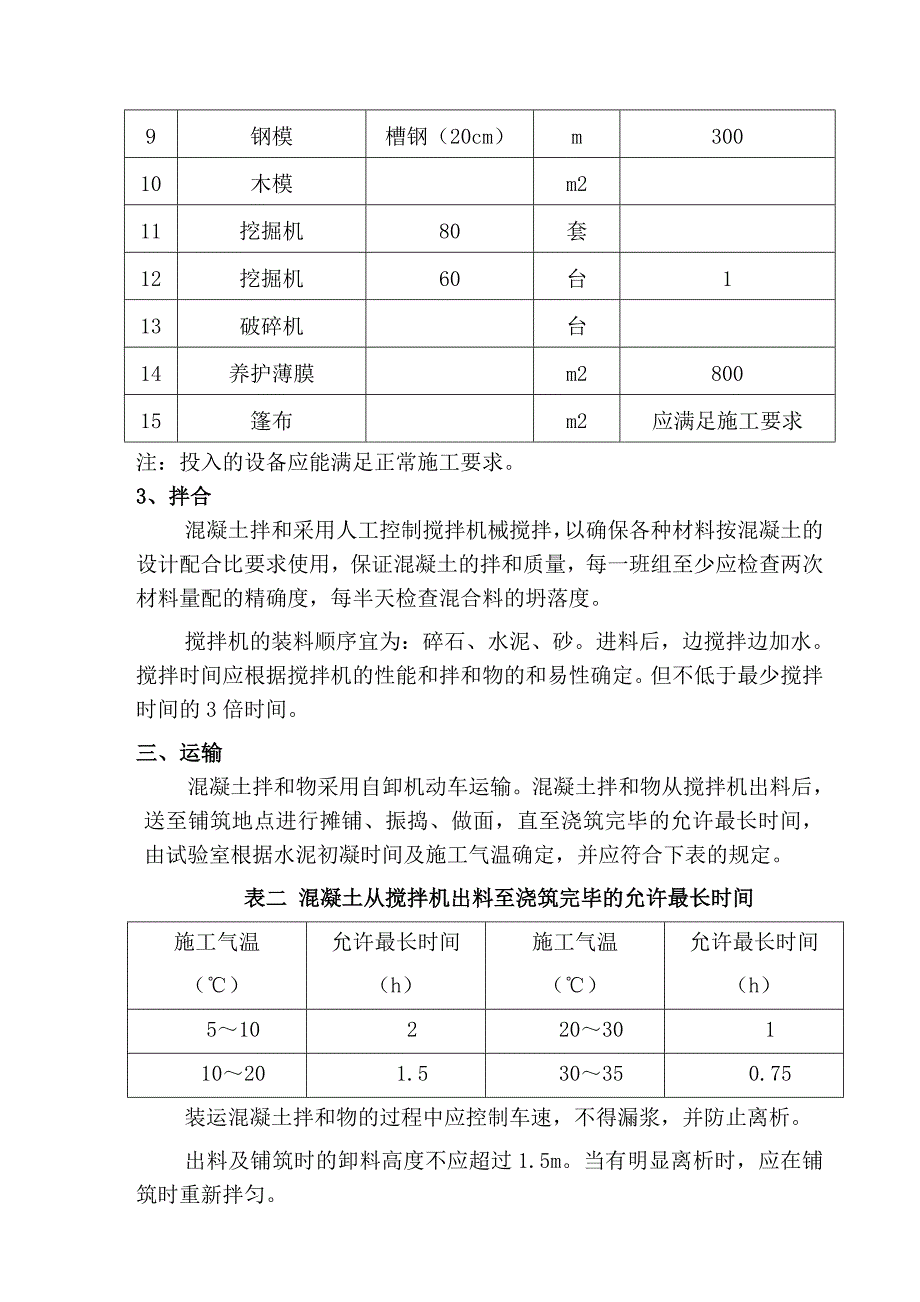 小区外围道路C25混凝土路面施工技术交底#四川.doc_第2页