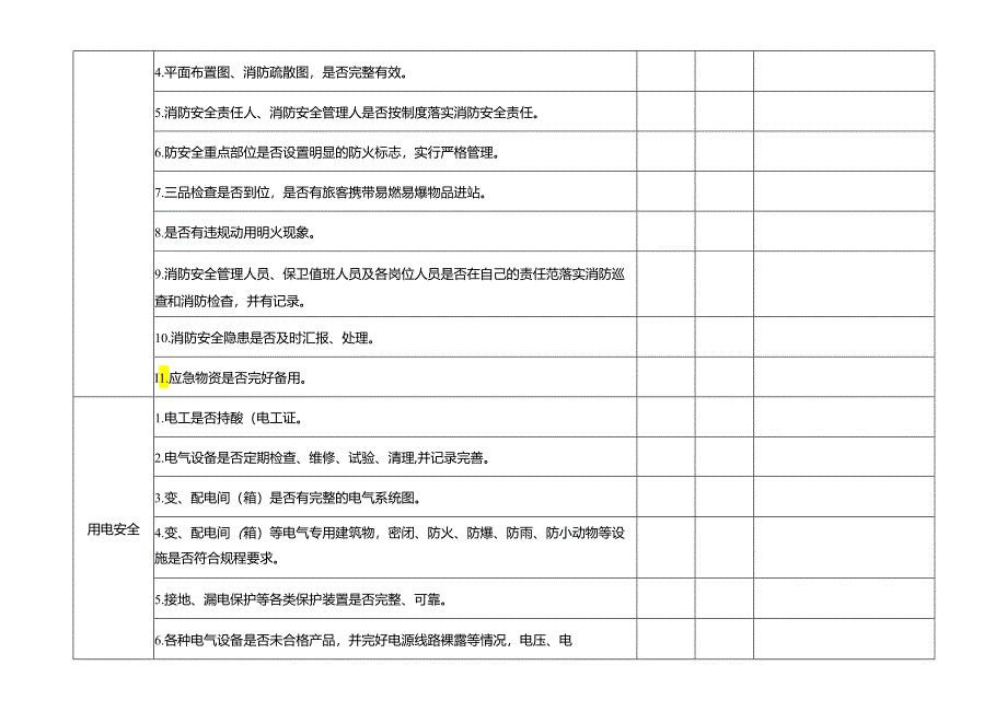 每月综合安全检查清单.docx_第3页