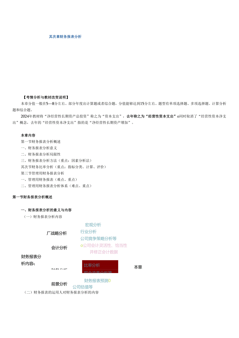 2024注会财务报表分析讲义.docx_第1页