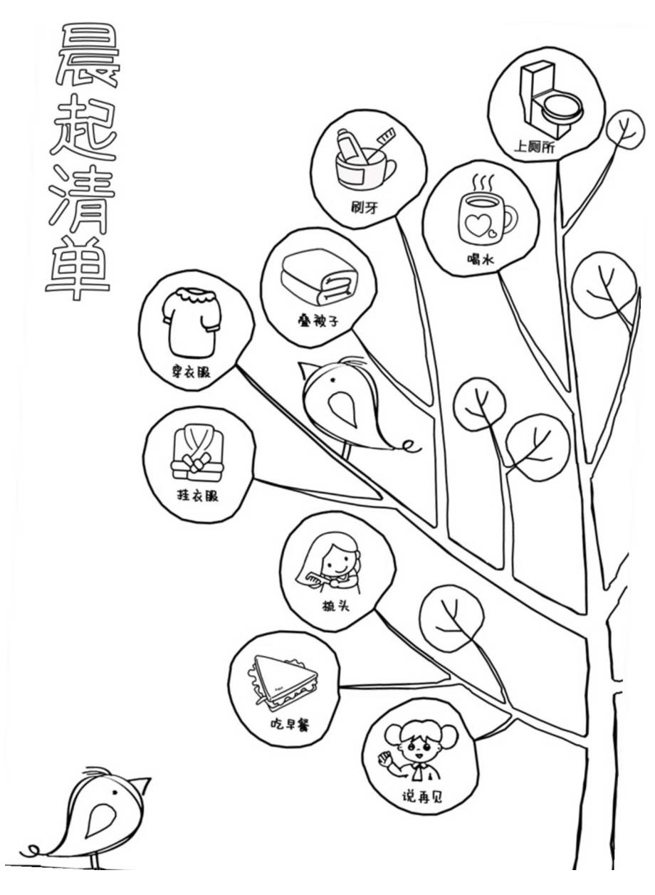 【儿童时间管理工具表格】晨起清单（合集）.docx_第2页