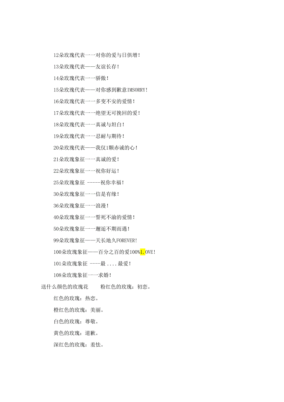 2024情人节送花寓意及攻略.docx_第3页