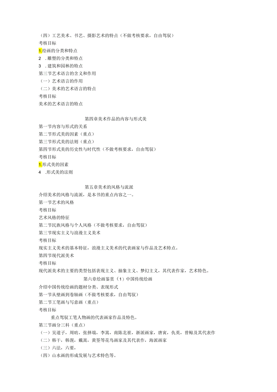 0744 美术鉴赏考试大纲.docx_第2页