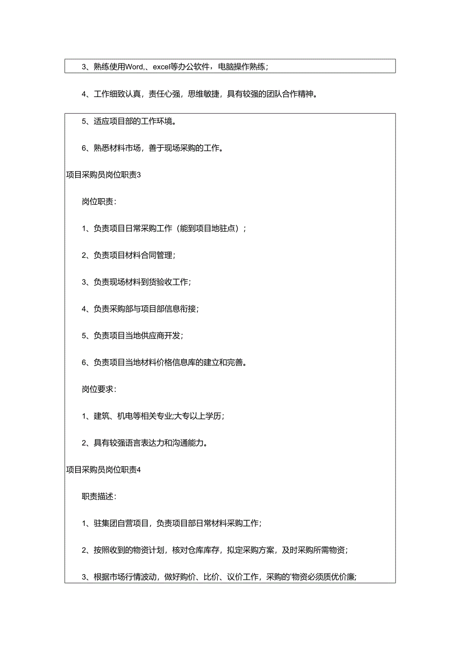 2024年项目采购员岗位职责.docx_第2页