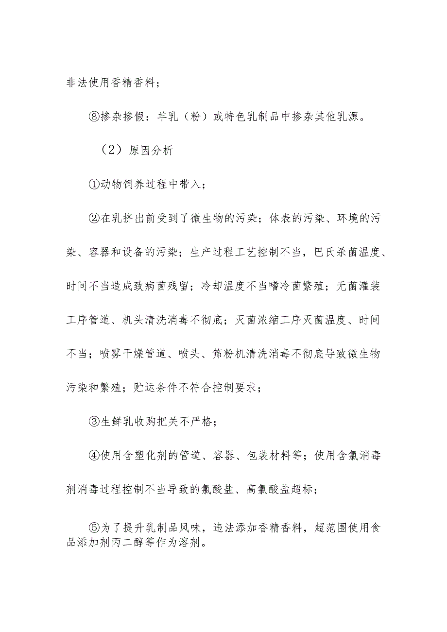 食品企业公司乳制品安全风险清单和措施清单.docx_第2页