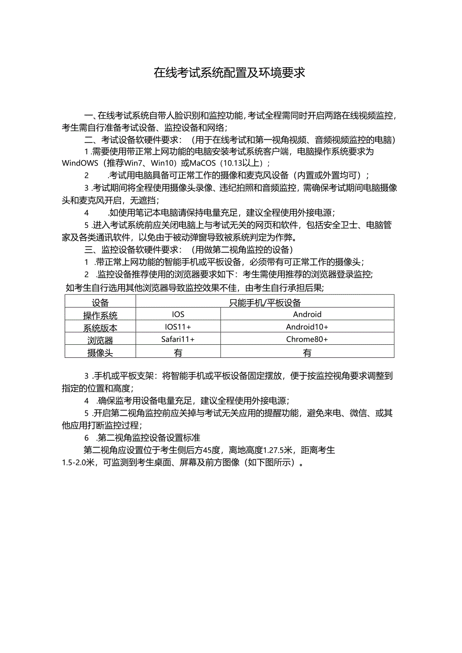 在线考试系统配置及环境要求.docx_第1页