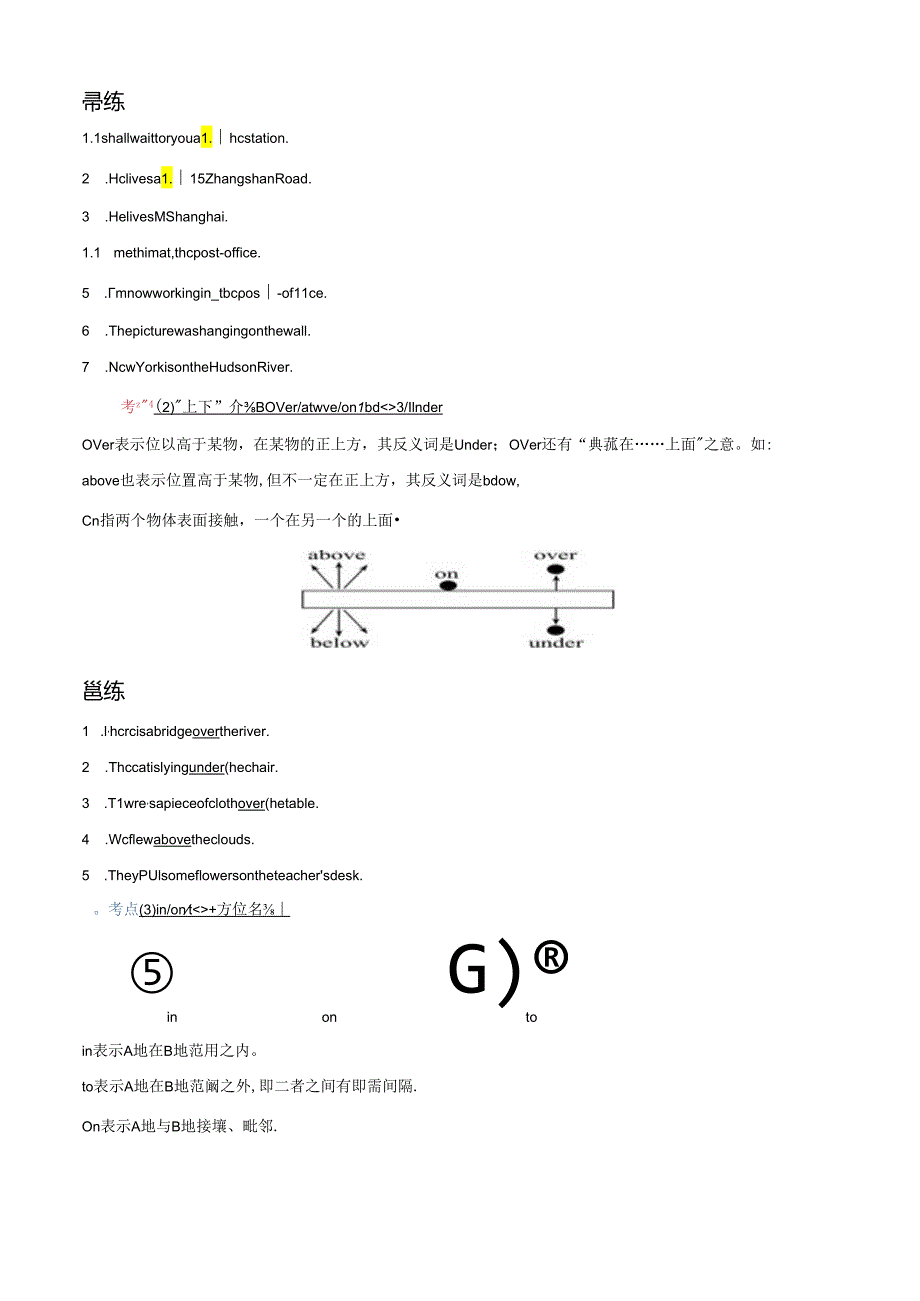 专题5.介词考点聚焦和精讲 （解析版）.docx_第3页