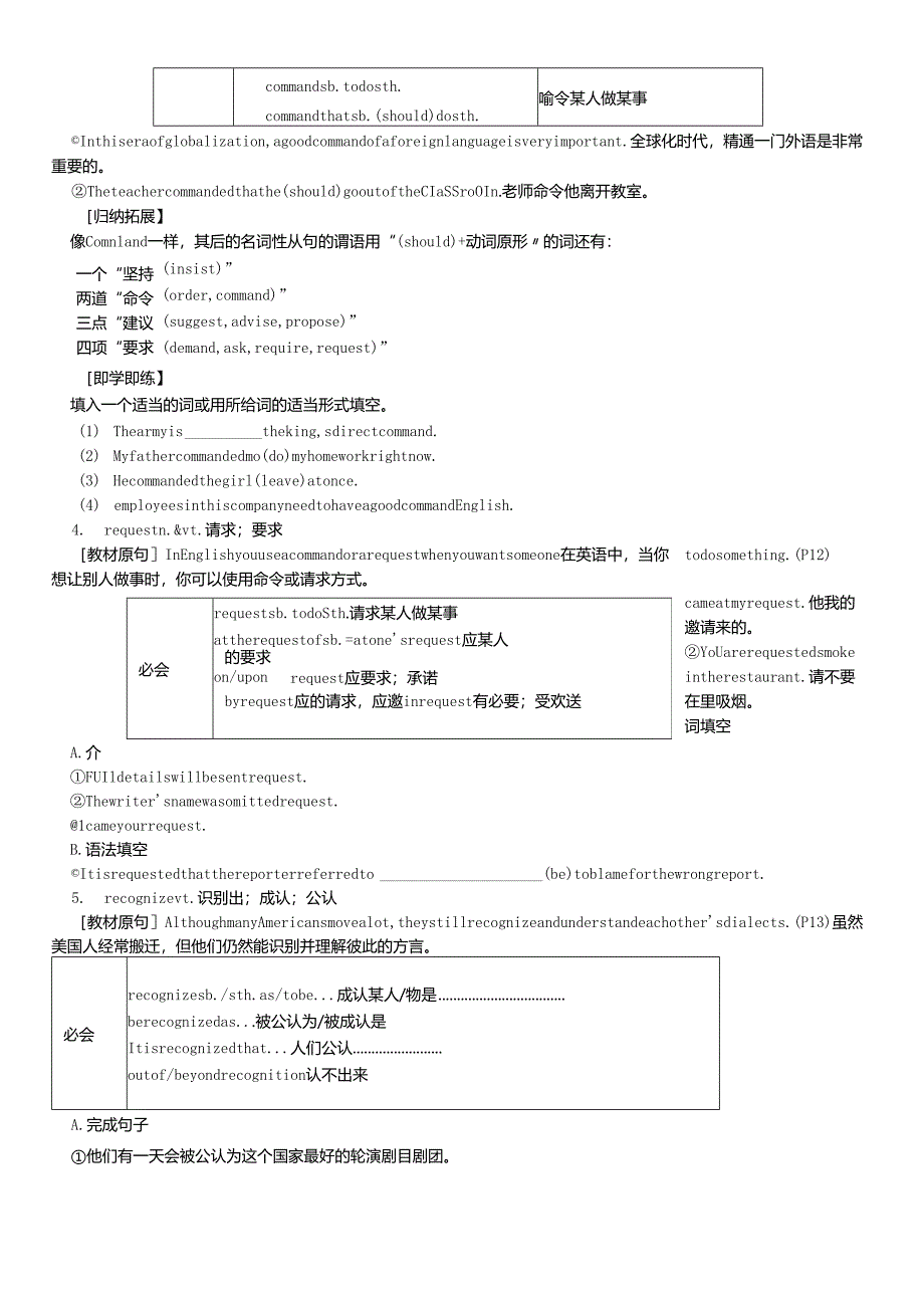 人教版修一Unit 2language points 学案 .docx_第2页