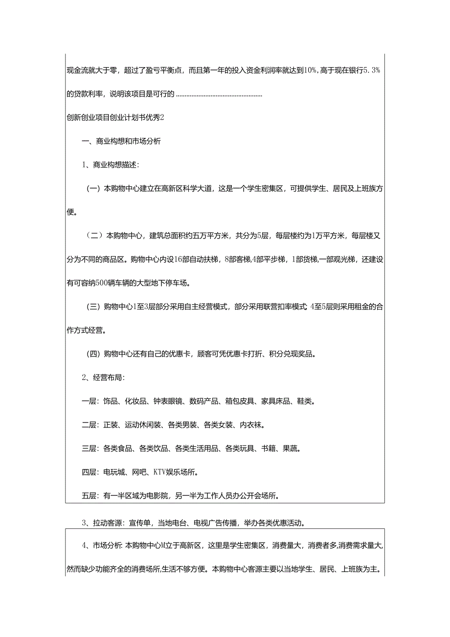 2024年创新创业项目创业计划书优秀.docx_第2页