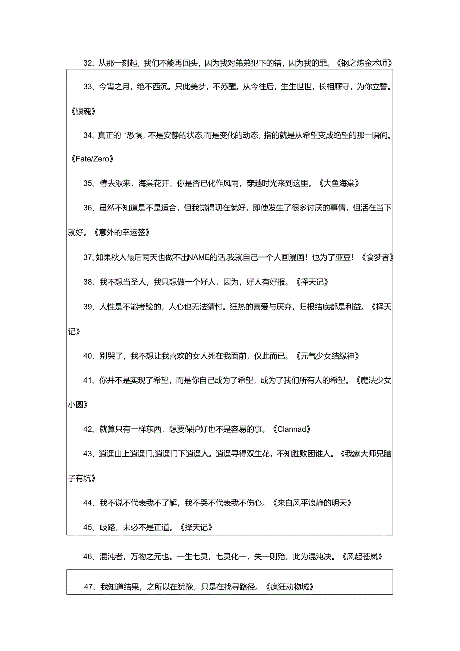 2024年动漫励志台词.docx_第3页