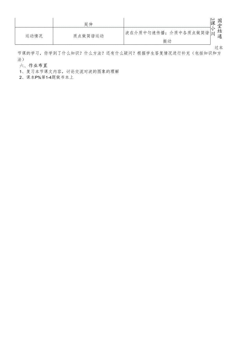 人教版选修3－4 第二章 机械波 第二节 波的图象教学设计.docx_第3页