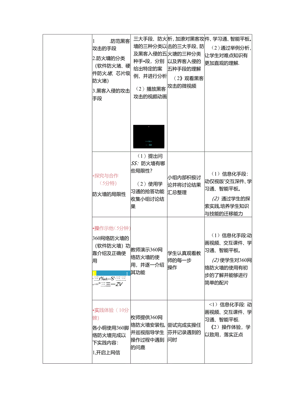 计算机网络技术基础教程 教案-教学设计 单元8.3 计算机网络渗透与防渗透.docx_第3页