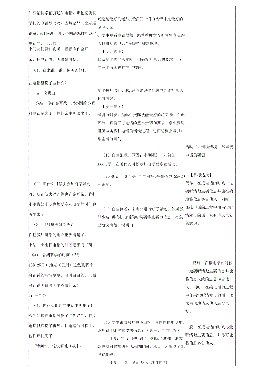 统编一下口语交际《打电话》教学设计.docx_第3页