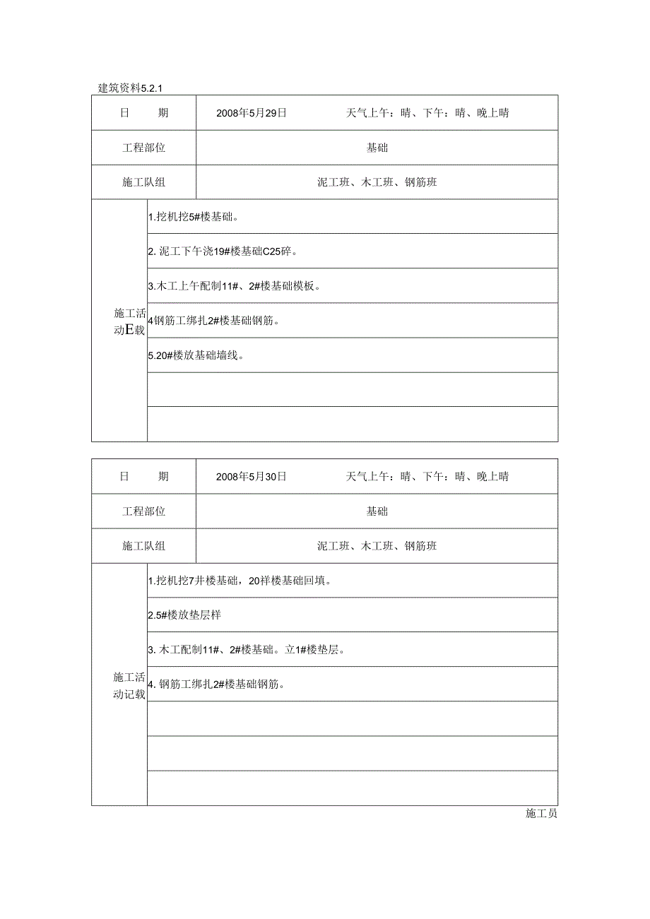 [施工资料]施工日记(26).docx_第1页