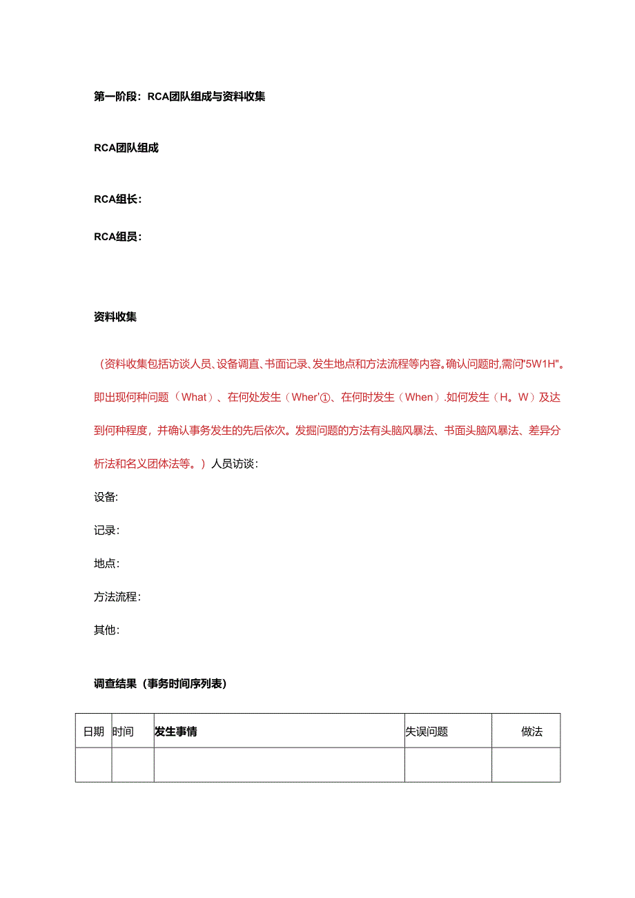 医疗不良事件RCA报告2024模板.docx_第2页