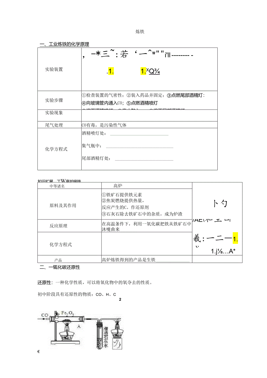 一氧化碳炼铁.docx_第1页